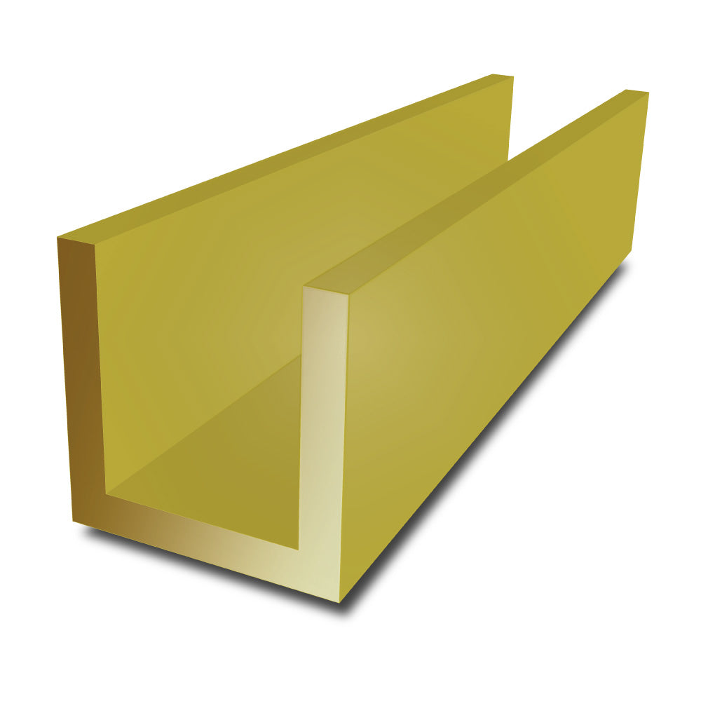 15 8mm x 15 8mm x 3 2mm 5 8 x 5 8 x 1 8 plain finish brass channel